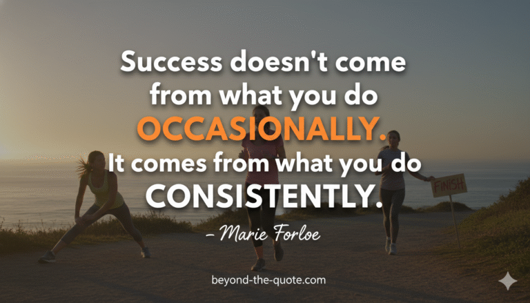 The Power of the Plateau: Why Consistency Trumps Intensity (Marie Forleo’s Secret to Success)
